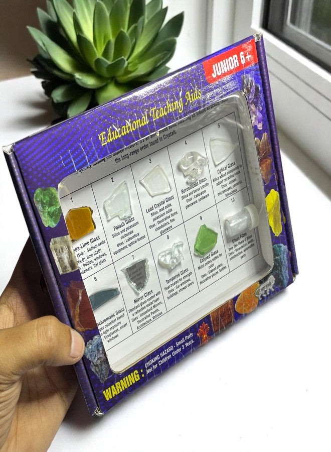 Rocksmins Collection of Glass GL10WM Complete DIY Learning & Education Set for Kids & Students | Hands-On Science Activity with Collection of Glass - Image 2